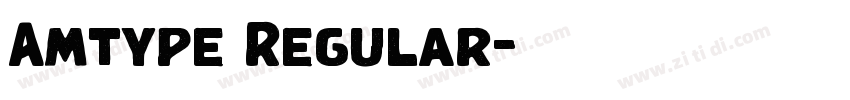 Amtype Regular字体转换 Amtype Regular字体转换